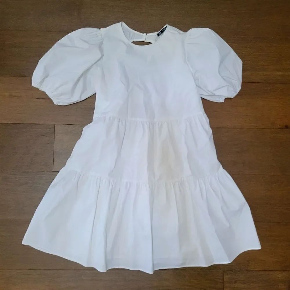 Zara Tired open back dress S